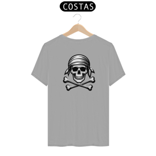 Nome do produto CAMISETA MASCULINA QUALITY - CAVEIRA PIRATA COSTAS