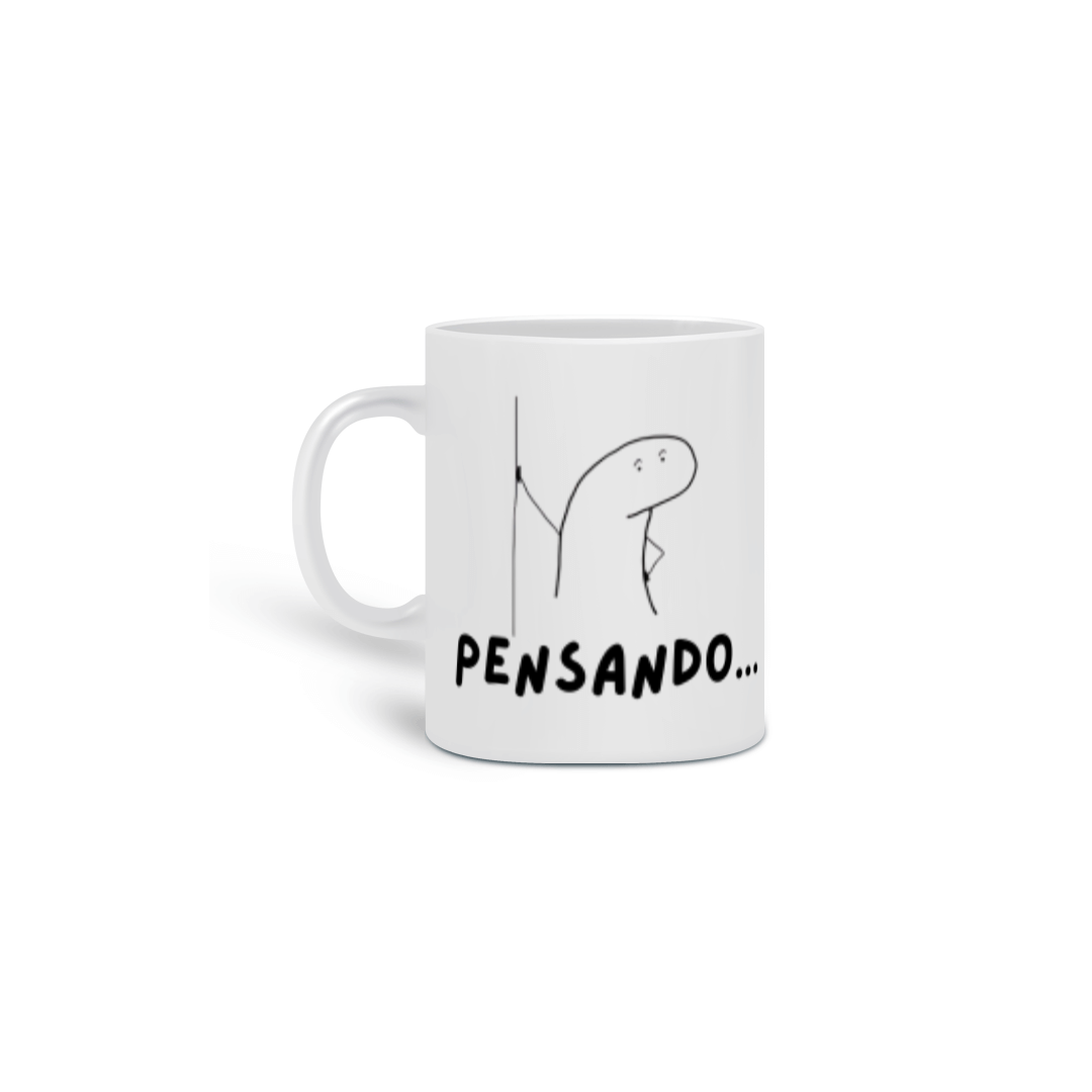 CANECA DE LOUÇA - PENSANDO