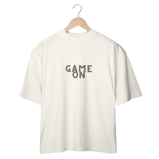 Nome do produto CAMISETA - T SHIRT OVERSIZED - GAME ON