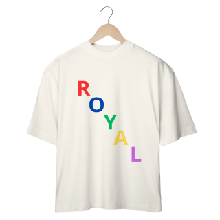 Nome do produto CAMISETA - T SHIRT OVERSIZED - ROYAL
