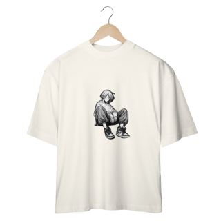 Nome do produto CAMISETA OVERSIZED - MENINO SENTADO