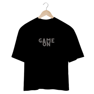 Nome do produto CAMISETA - T SHIRT OVERSIZED - GAME ON