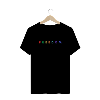 Nome do produto CAMISETA - T SHIRT PLUS SIZE - FREEDOM
