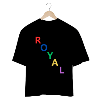 Nome do produto CAMISETA - T SHIRT OVERSIZED - ROYAL
