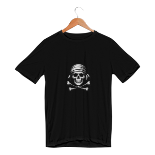 Nome do produto CAMISETA DRY MASCULINA - CAVEIRA COM BANDANA