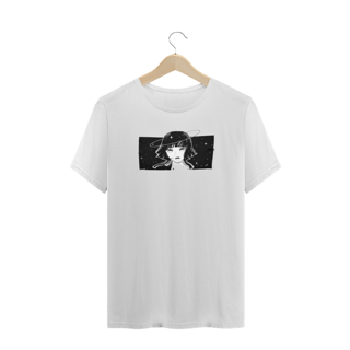 Nome do produto Camiseta unissex garota no espaço 