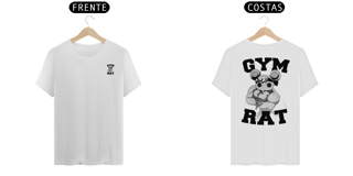Nome do produto Camiseta Gym Rat Branca