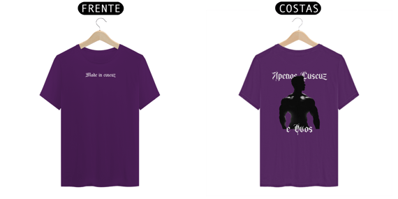 Camiseta Made in Cuscuz Roxa