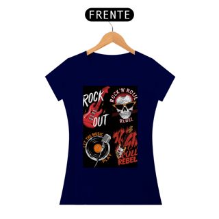 Nome do produto Camisa baby long Rock in Roll 