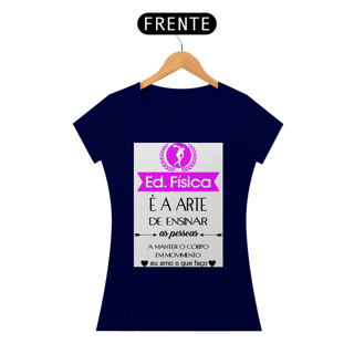 Nome do produto Camisa baby long Educação  Física é arte