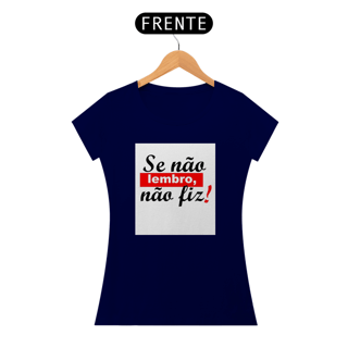 Nome do produto Camisa baby long Se não lembro