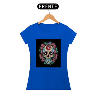 Nome do produto Camisa baby long Caveira mexica