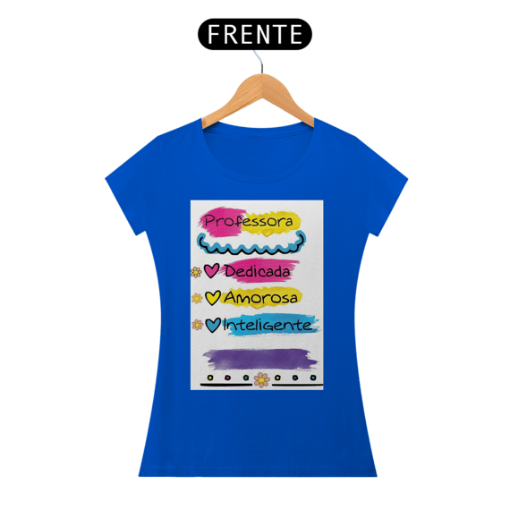 camisa baby long Professora dedicada