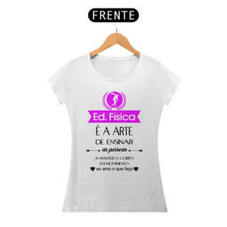 Nome do produto Camisa baby long Educação  Física é arte