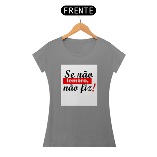 Nome do produto Camisa baby long Se não lembro