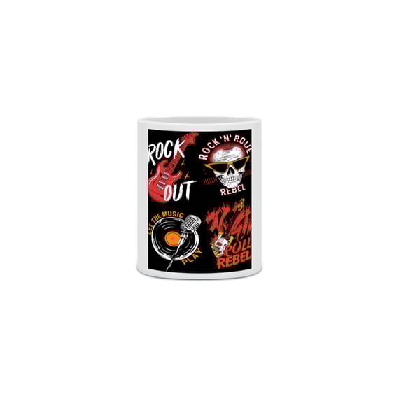 Caneca Rock in Roll