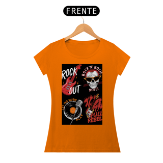 Nome do produto Camisa baby long Rock in Roll 