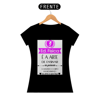 Nome do produto Camisa baby long Educação  Física é arte