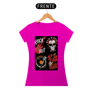 Nome do produto Camisa baby long Rock in Roll 