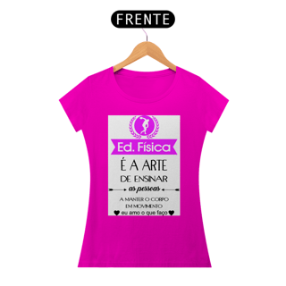 Nome do produto Camisa baby long Educação  Física é arte