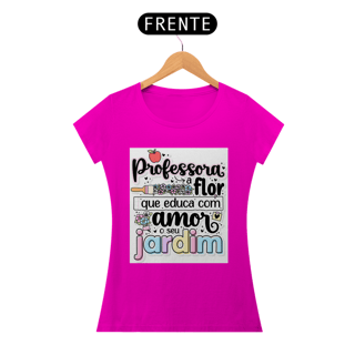 Nome do produto Camisa baby long Professora flor que educa