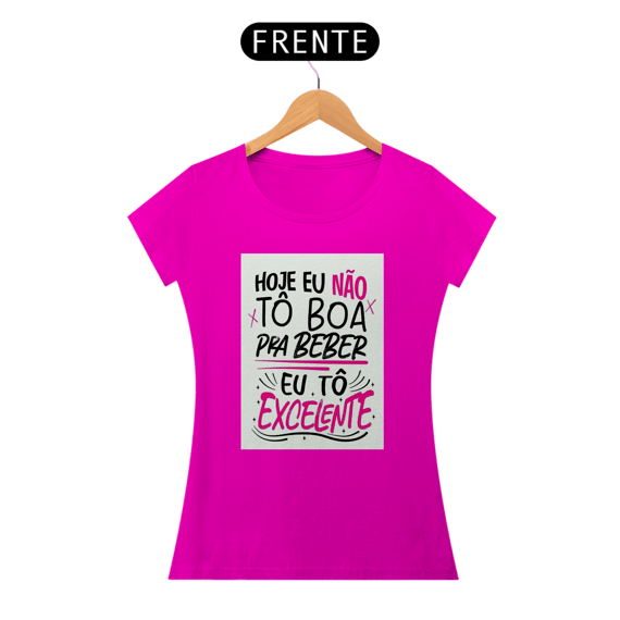 Camisa baby long Hoje eu não tô boa