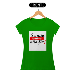 Nome do produto Camisa baby long Se não lembro