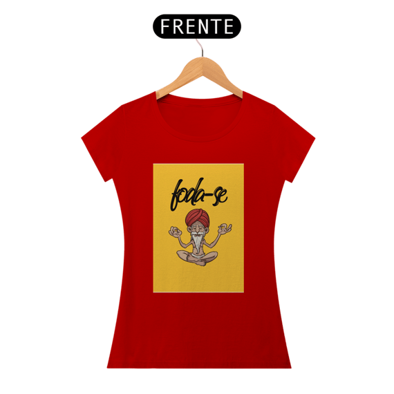 Camisa baby long Foda-se