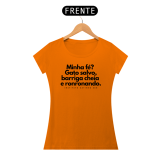 Nome do produto Camiseta Feminina - Minha fé