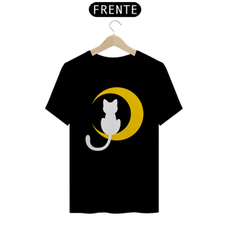 Camiseta de Gato -  Gato na Lua