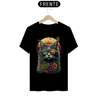 Camiseta de Gato -  Gato de Óculos