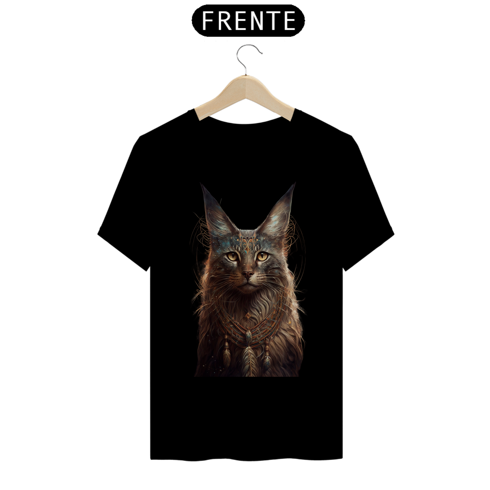 Camiseta de Gato - Gato Xamânico