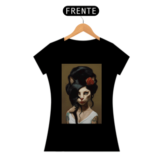 Camiseta de Gato -  Amy Winehouse Cat