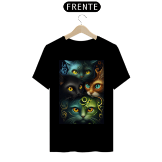 Camiseta de Gato -  Cat Faces