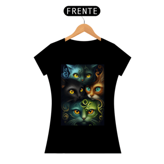 Camiseta de Gato - Cat Faces