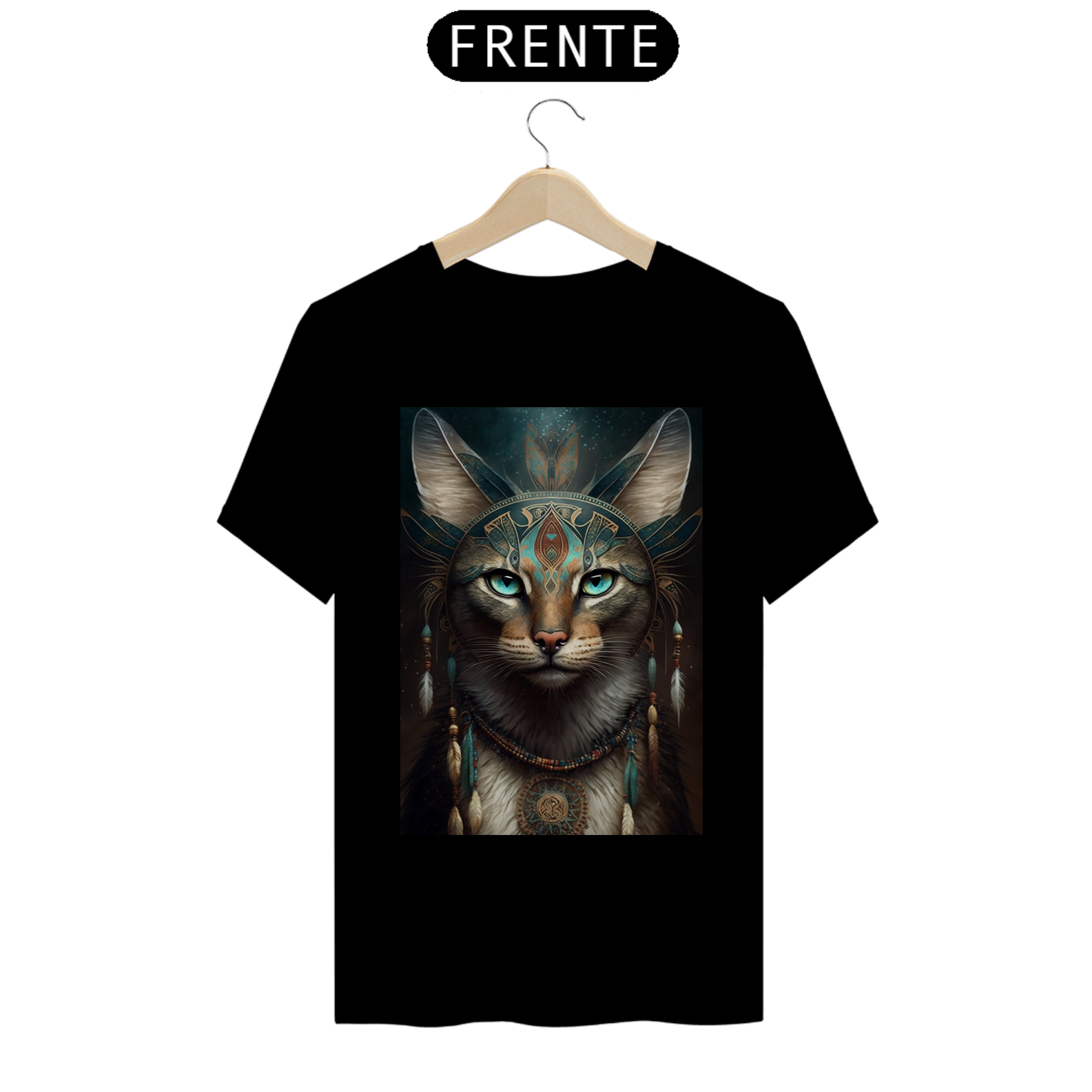 Camiseta de Gato - Gato Xamânico