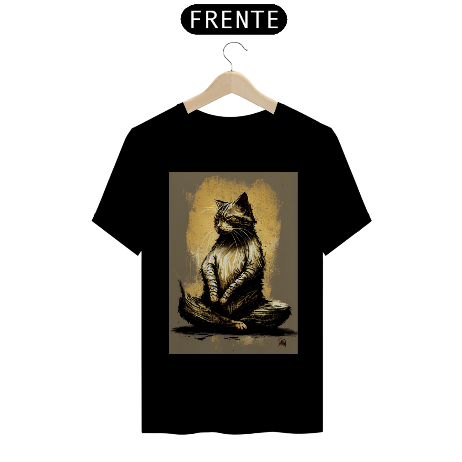 Camiseta de Gato - Zen Cat