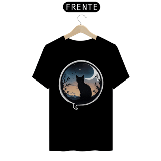 Camiseta de Gato - Moon Cat