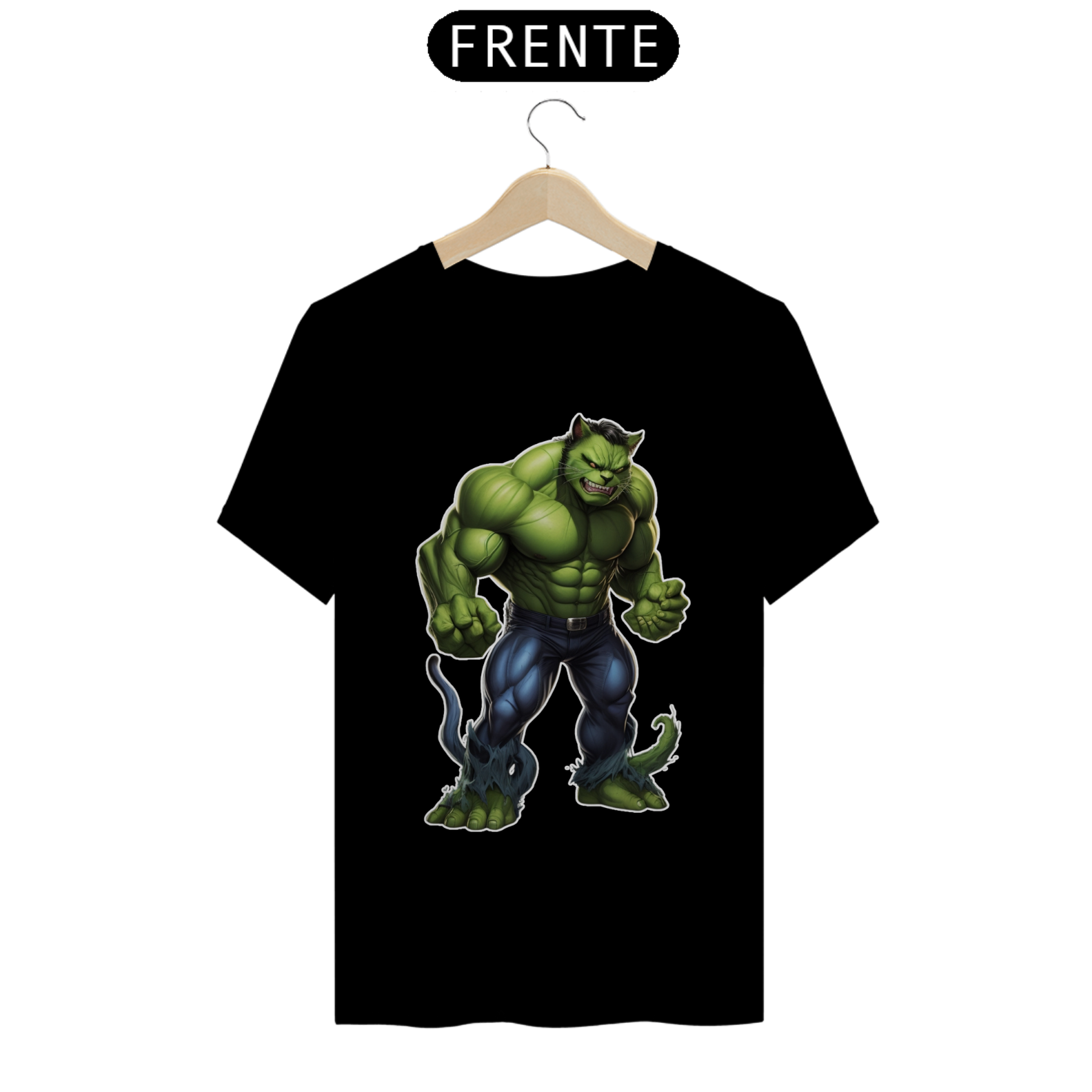 Camiseta de Gato - Hulk Cat 