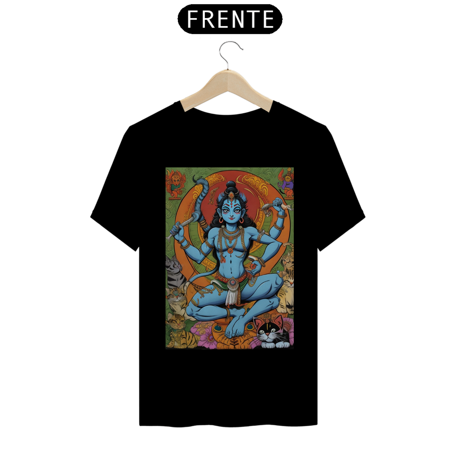 Camiseta de Gato - Shiva Nataraja Cats