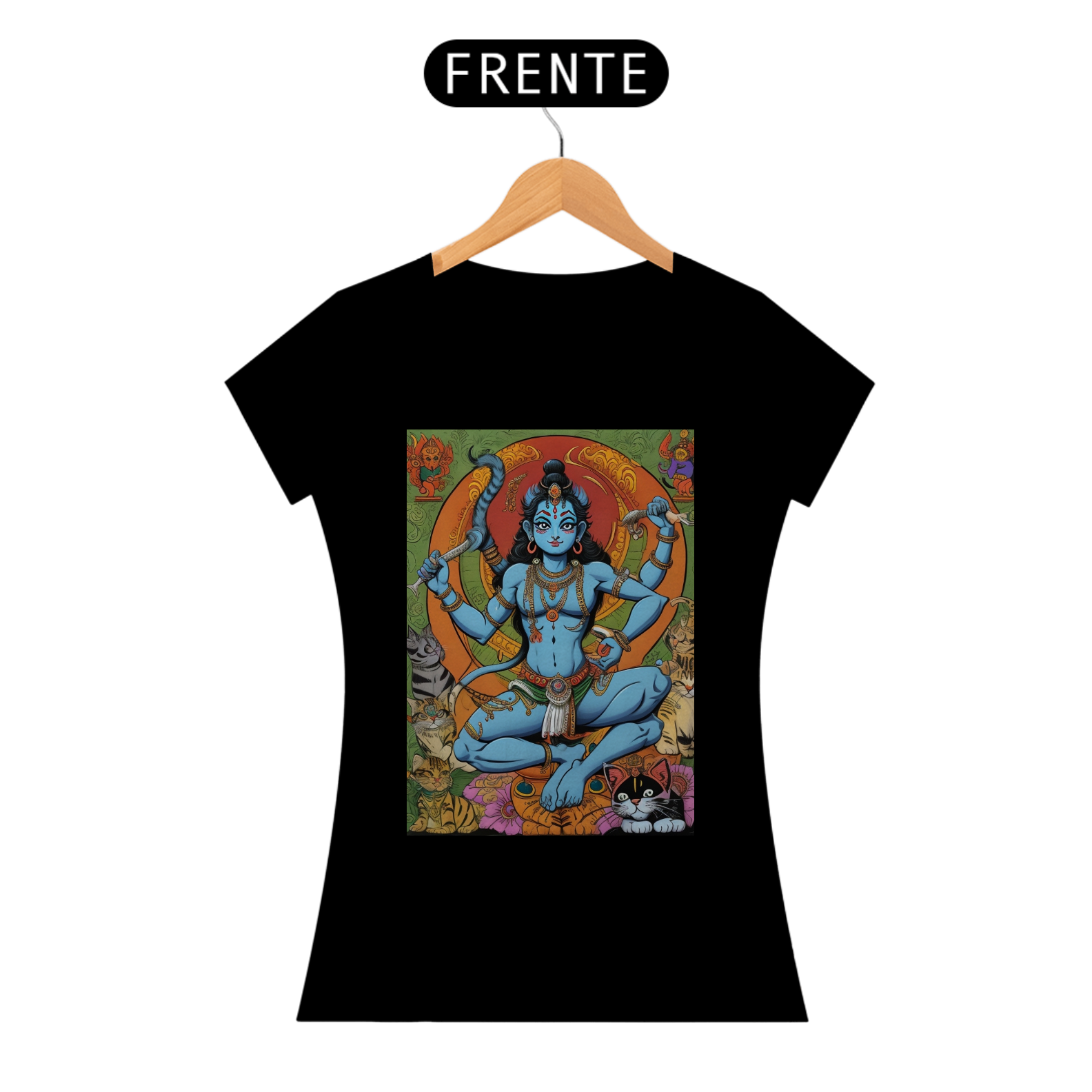 Camiseta de Gato - Shiva Nataraja Cats