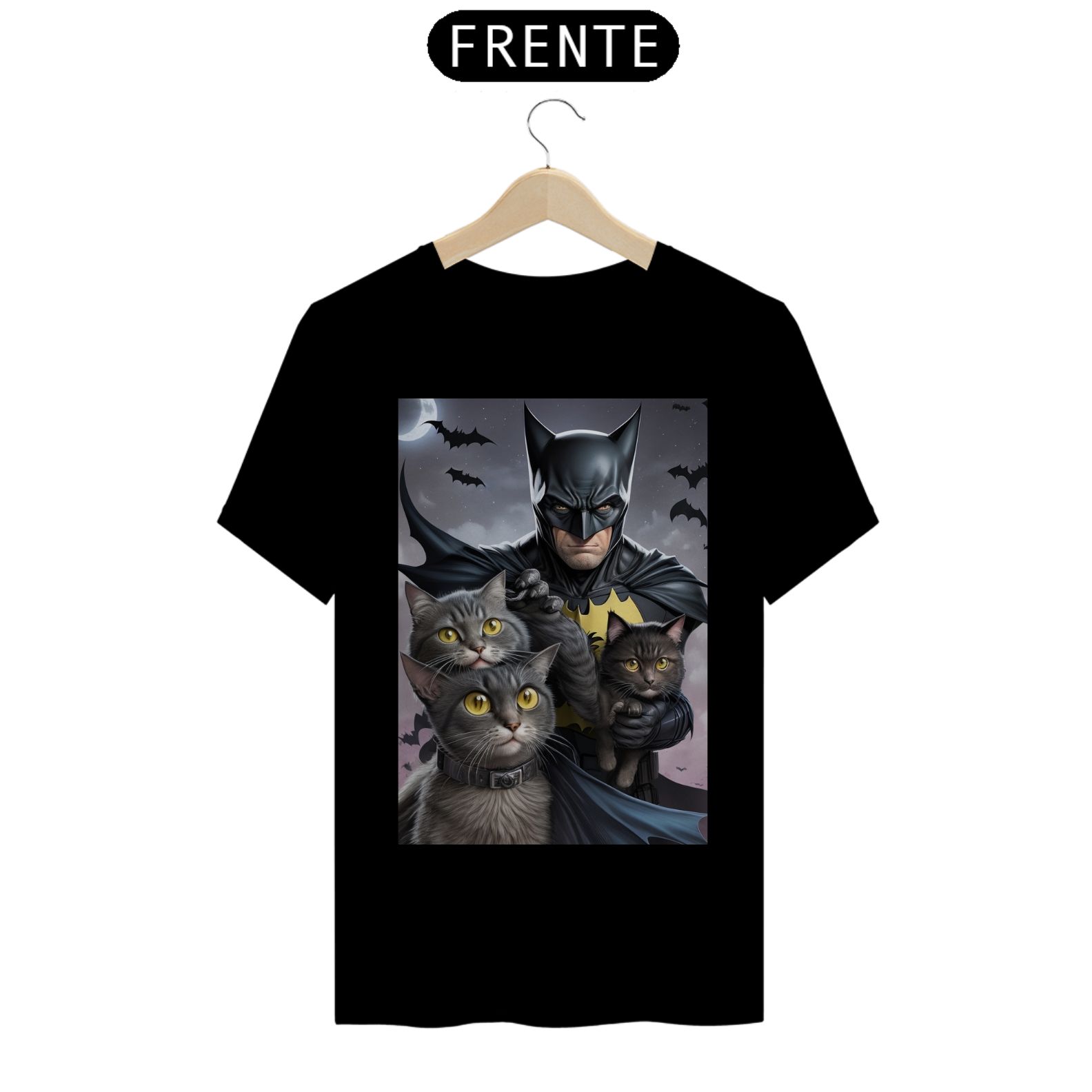 Camiseta de Gato - Batman