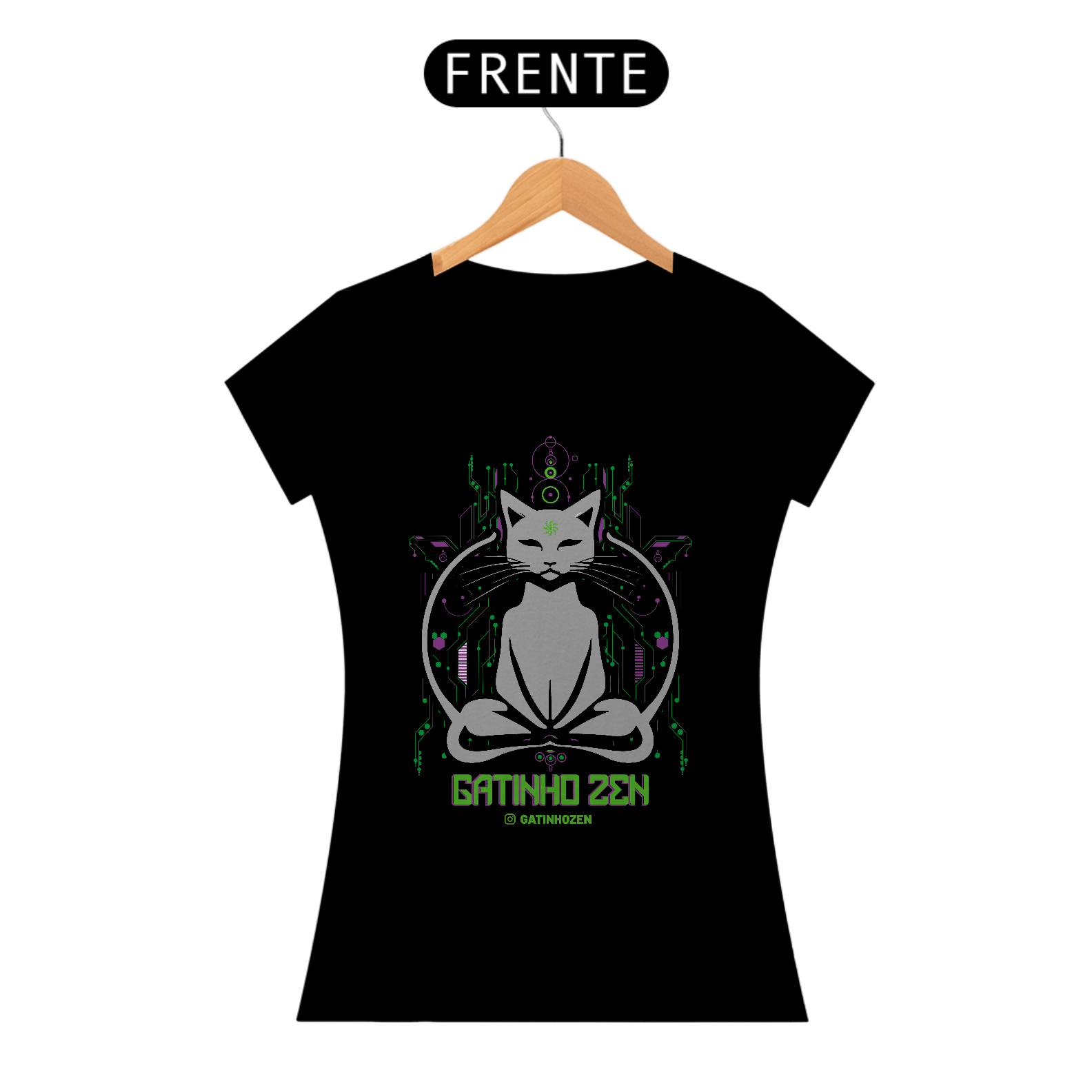 Camiseta Instituto Gatinho Zen