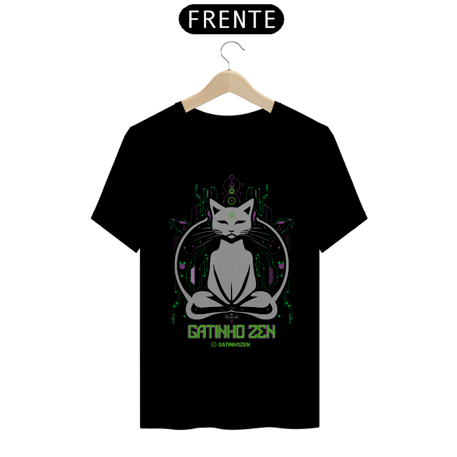 Camiseta Instituto Gatinho Zen