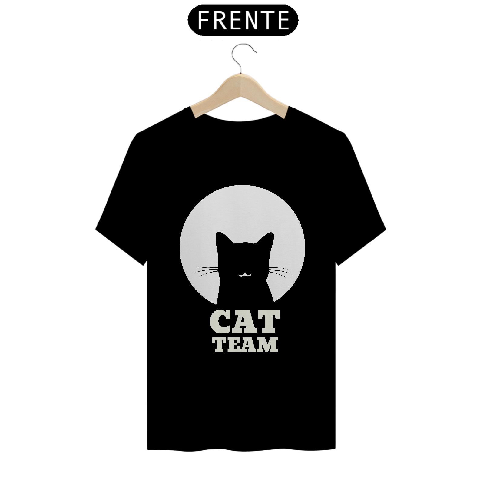 CAMISETA DE GATO - CAT TEAM