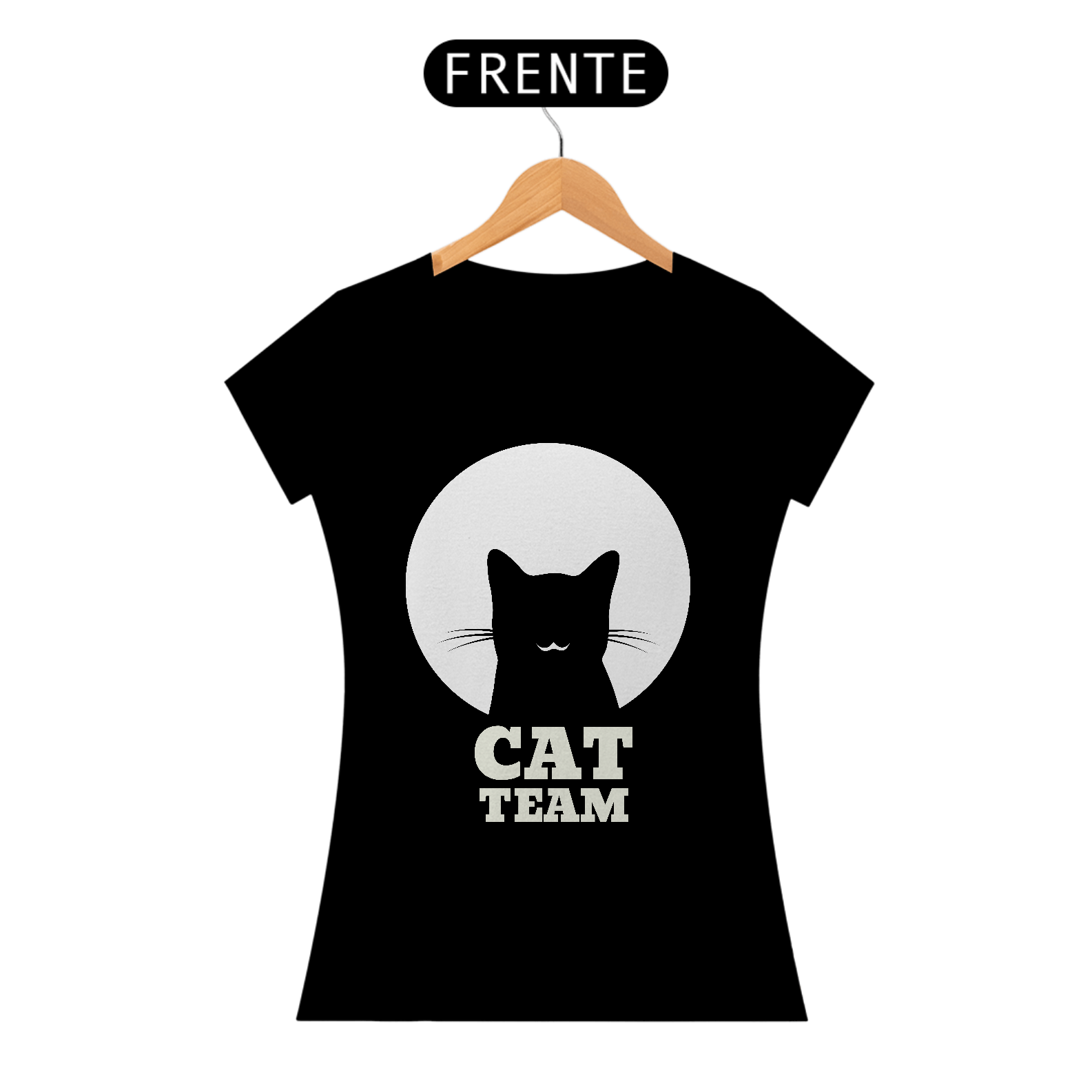 CAMISETA DE GATO - CAT TEAM