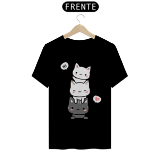 Camiseta de Gato - Three Cats