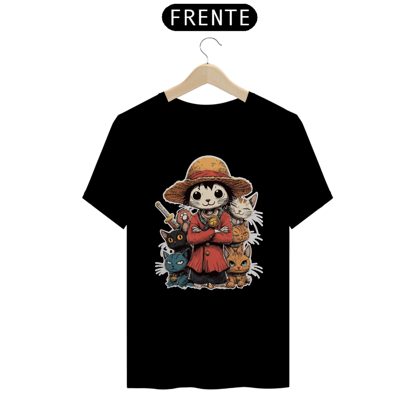 Camiseta de Gato - One Piece