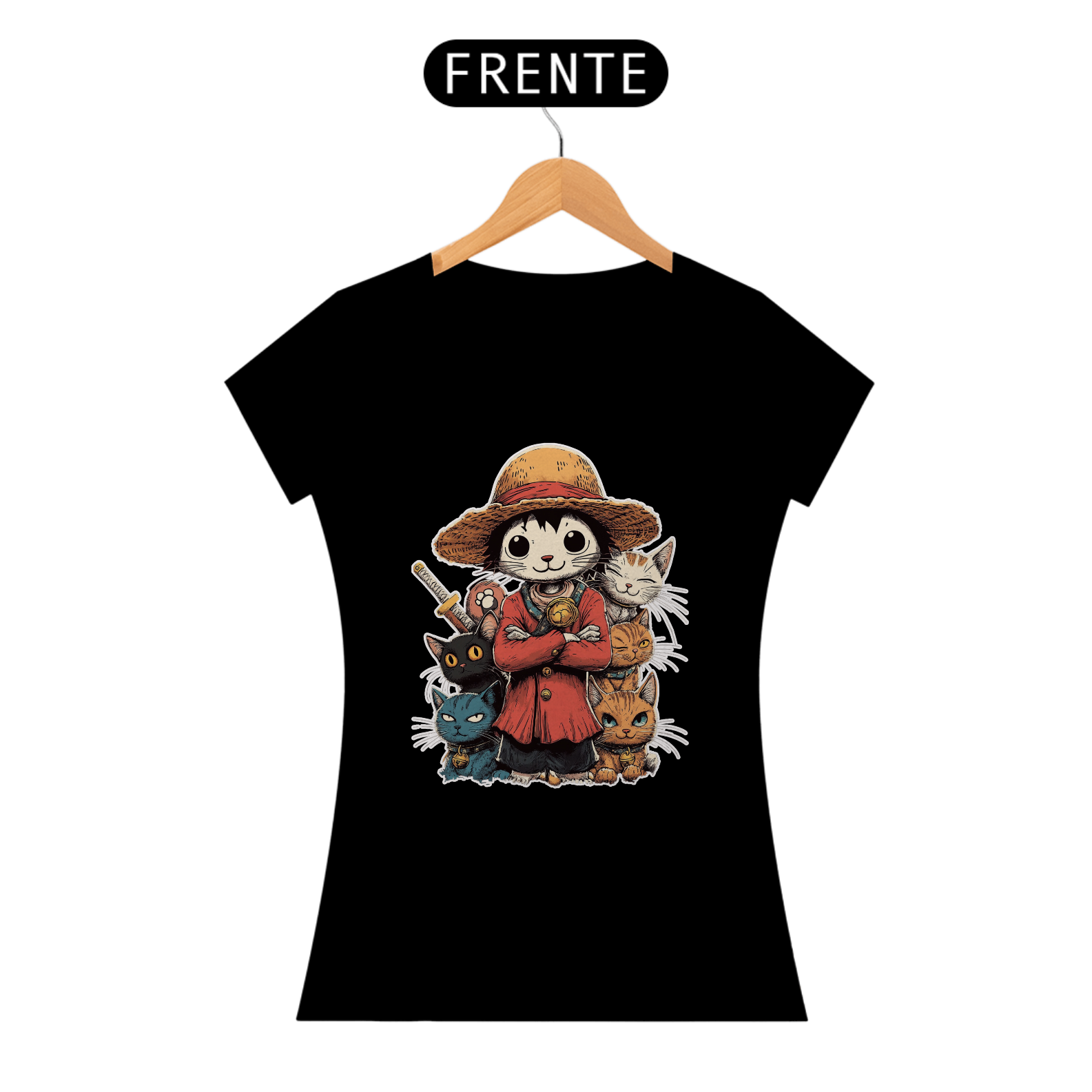 Camiseta de Gato - One Piece