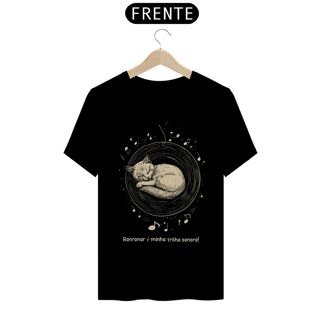 Camiseta de Gato - Ronronar é minha trilha sonora